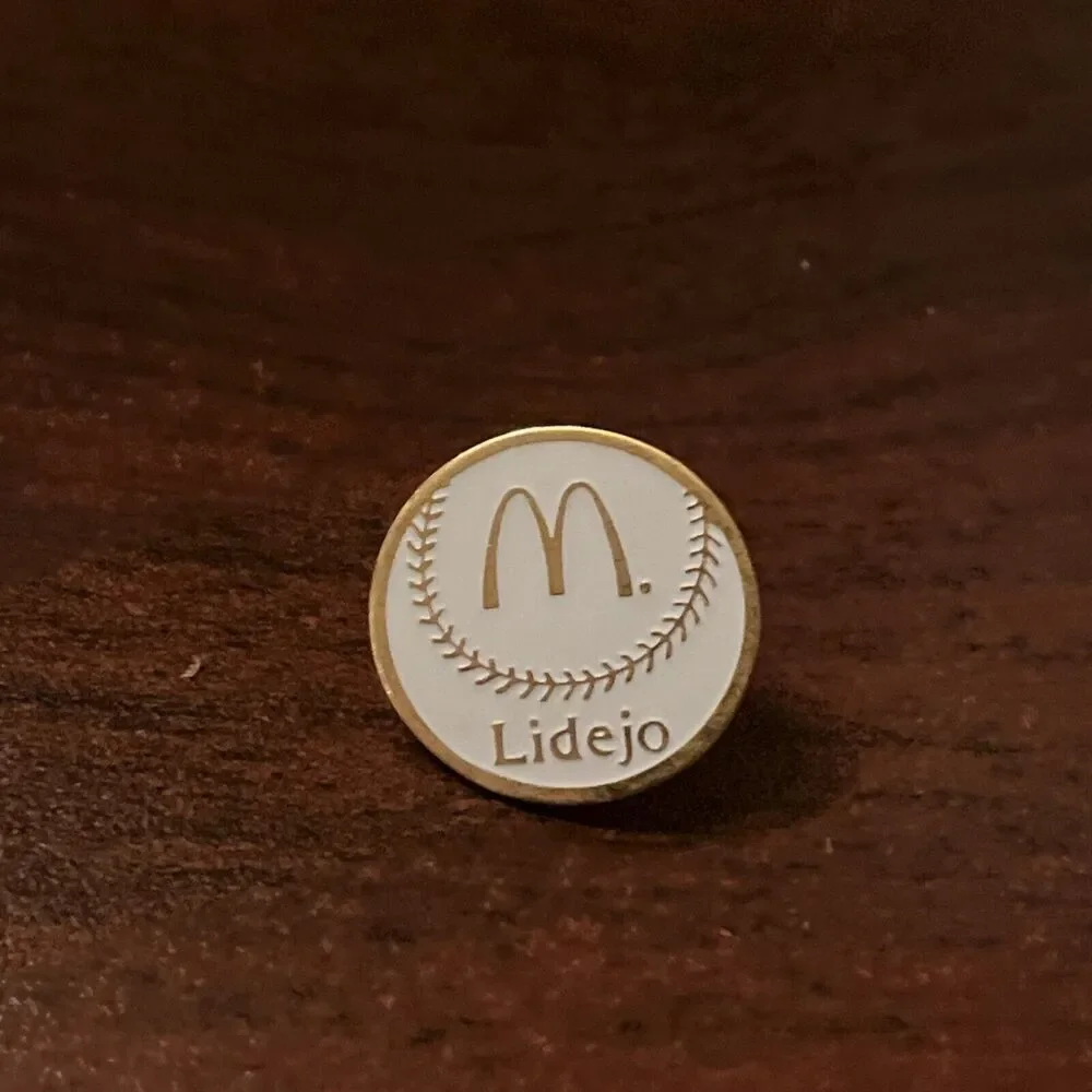 McDonald’s Lidejo Baseball Employee‎ Lapel Hat Pin